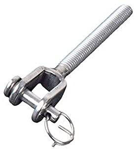 Chape standard filetée M6 pas à droite ou gauche pour tendeur de câble - M6 pas à droite