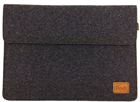'Venetto funda de 15,6 pulgadas Laptop Sleeve Funda Ultrabook Ordenador Portatil 15.6  - Funda de fieltro funda 15 para Acer Aspire, Asus, HP HEWLETT PACKARD, MSI, Medion, Lenovo Microsoft