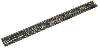 BliliDIY Scorte Elettroniche Pacchetto Di Transistor A Diodo Smd Per Chip Di Condensatore Per Strumento Di Misura Per Pcb Multifunzionale Da 30 Cm - Nero