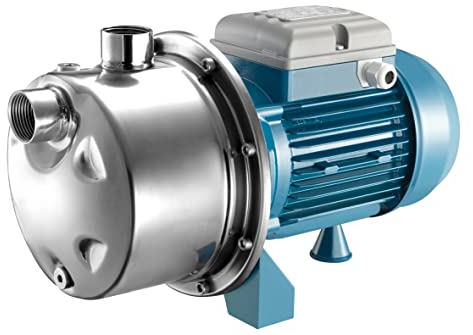 FORAS JXF86 - Bomba centrífuga eléctrica autoaspirante, fabricada en Italia, funcionamiento continuo, 230 V, 0,59 kW, caudal 40 l/min, presión 46 m