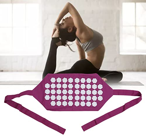 Akupressur Massagegürtel Entspannender Akupressurgürtel Baumwollgewebe Anti Stress ABS Blumenform Akupressurmatte für Zuhause