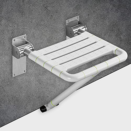 Klappbarer Duschsitz für die Wandmontage, Duschsitz Klappbar Wandmontage Duschklappsitz für Wandmontage Dusche bis 300kg Duschhocker Duschstuhl Duschsitz Hocker für Senioren