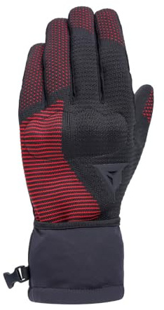 Dainese - Knit Gloves, Thermo-Skihandschuhe, Handflächenverstärkung, Touchscreen-Technologie, Mann, Rot, L