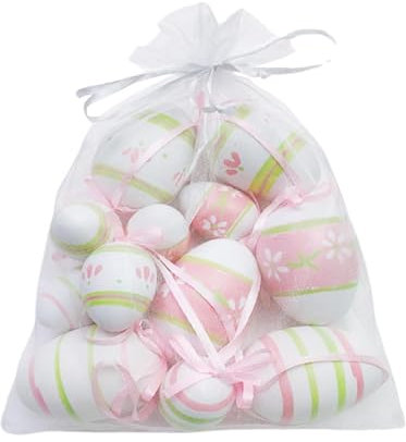 Ostereier-Dekorateur-Set, buntes ABS-Eier-Malset, leichtes Eierdekorationsset, Überraschungsei-Osterkorbfüller, für unvergessliche Osterfeiern