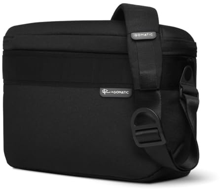Gomatic Luma Camera Sling 12L – Borsa a Tracolla per Fotocamera Mirrorless, Reflex o Drone – Design Peter McKinnon, Impermeabile, Antiurto, Divisori Interni, Compatta per Viaggio, Fotografia - Nero