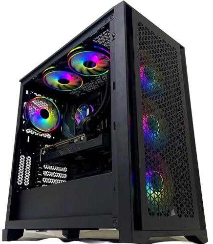 ginger6 Gaming PC Desktop 14ZH9G-8WX - Intel Core i7 14700Kf Processor, Nvidia RTX 5060 8GB Graphics, 4TB M.2 NVMe SSD, 64GB DDR5, Z790, Wi-Fi 6E 802.11ax, Liquid Cooled, Windows 10 Home