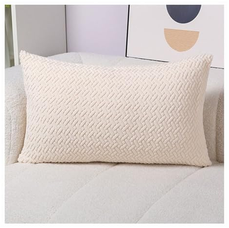 Kissenbezüge 50x70 40x60 Kordsamt Dekokissen Kissenbezug Sofakissen Dekorativ Couchkissen Kissenhülle Bezug Weich Für Wohnzimmer Schlafzimmer (Color : Beige, Size : 60x80 cm 1pc)