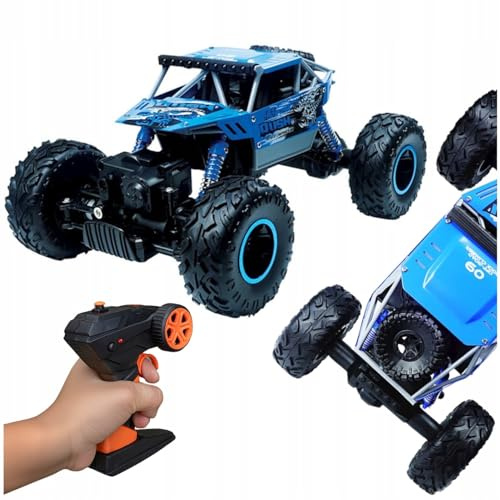 maxlife Robustes Ferngesteuertes Auto Offroad MXRC-300-4x4 Antrieb - Geschwindigkeit 8 km/h - Auto mit Fernbedienung - Aluminiumchassis Große Räder - Ideal RC Car für Kinder und Erwachsene
