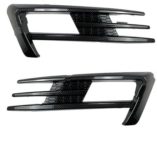 Auto Front Kühlergrille Für VW Für Golf 7 7,5 MK 7 7,5 2013-2019 Auto Vorderseite Stoßstange Nebel Lampe Kühlergrill Abdeckung Trim Körper Kit Tuning Auto Kühlergrill(7 Carbon Look)