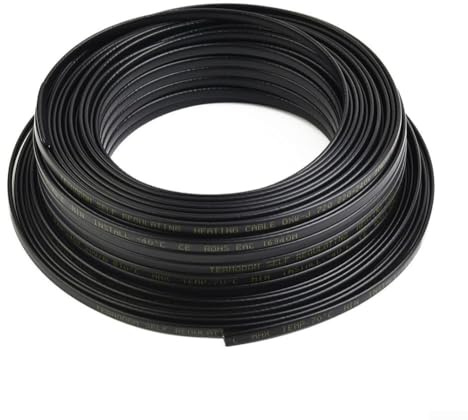 Self Regulating Heating Cable Anti-Freeze Roof Gutter Protection 220V Electric Heat Wire Temperature Controlled 5-100m(9M)