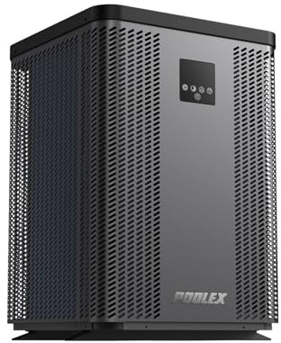 POOLEX - PC-TOP060 Silverline Top – Vertikale Wärmepumpe für Pool, einphasig, 20 – 40 m³ – Full Inverter – Heizung und Kühlung – Premium und langlebiges Design – kompatibel mit Salzbehandlung
