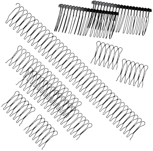 7 tenedores para recortar el pelo, herramienta de peinado, soporte invisible para el cabello, peine para mujeres y niñas, cara, ducha, máscara, maquillaje