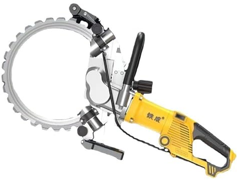 KACBFEE Sierra Circular eléctrica de 5000 W para Cortar Paredes, Sierra Circular de Mano, Adecuada para Cortar Paredes, hormigón, etc. Profundidad de Corte: 290/390/490 mm