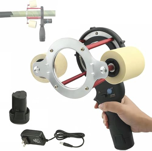 Máquina para envolver cables eléctricos de mano, máquina para envolver cintas para tubos de aire acondicionado de 12 V y 27 W con velocidad ajustable de 70 a 380 RPM, para protección de tuberías mazos