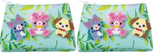 Aquabeads Decorator's Pouch (A: Animal), Art & Craft Bead kit 31854 (Pack of 2)