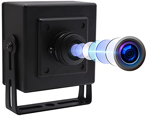 ELP 2MP USB Kamera 180Grad Fisheye Objektiv Weitwinkel USB Camera 1080P High Speed UVC USB2.0 PC CMOS OV2710 100fps 60fps 30fps Video Webcam für Computer, Laptop, Jetson Nano