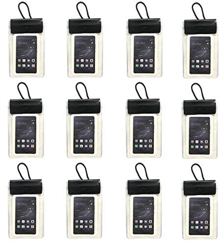 12x Smartphone Brustbeutel wasserdicht Handy Umhängebeutel Tasche Handybeutel Brusttasche Handytasche Smartphonetasche Umhängetasche Schutzhülle