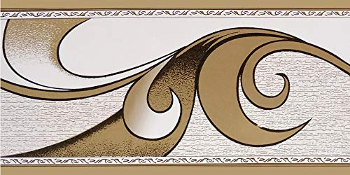 Dundee Deco BD5020 - Carta da parati autoadesiva con motivo astratto marrone, rotolo da 10 m x 5 cm