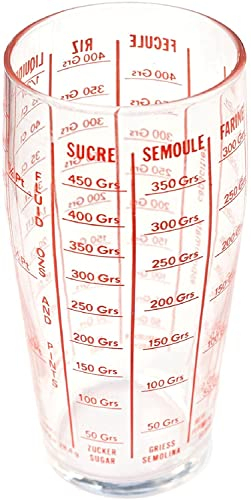 Les Colis Noirs LCN - Verre Doseur en Verre 58cl - Mesure Mesurer Doser Ustensile Cuisine - 271