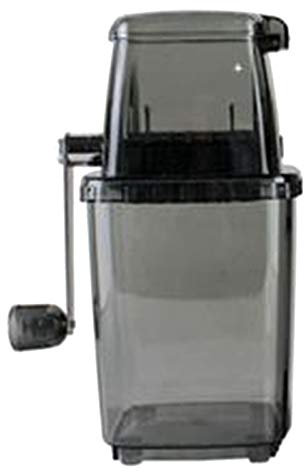 Manual Ice Crusher Home Manual Ice Multi-Function Hand Shaved Ice Machine Ice Chopper Kitchen Bar Ice Blenders Tools Ice Crusher (Color : Transparent Black)
