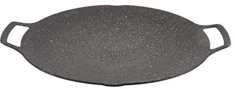 Piastra per Barbecue Rotonda Coreana, Piastre per Pentole BBQ Grill Padella per Piano Cottura Padella Circolare Piastra per Barbecue Coreana Utensili per Barbecue per Cucinare Al (Tipo universale