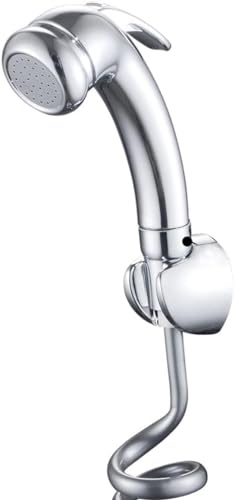 Duschkopf Hochdruck-Handbrause-Set mit Auslöser, Bidet Handbrause für Toilette, 1/2-Zoll-Gewinde, Chrom für Wohnmobile, Wohnwagen, Badewannen, Boote, Toiletten, Camping, mit Start-/Stopp-Taste
