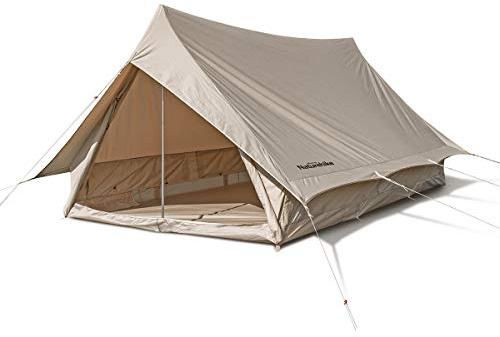 Naturehike Hus Campingtält för 2 Personer Vattentätt Vindtätt Lättviktstält Liten Pack Storlek Familj Bomullstält för Festivalen Camping Resor Trekking Trädgård