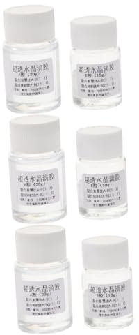 Hohopeti 6 Sets Epoxy Resin Glue for Wood Plastic 2 Part Epoxy Resin Ab Glue Kit