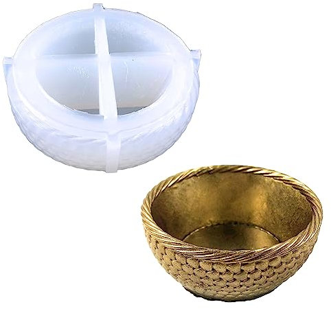 Muster Schüssel Silikon Formen Geburtstag Kerze Tasse Lagerung Box Form Für Dekoration Ringe Schmuck Lagerung