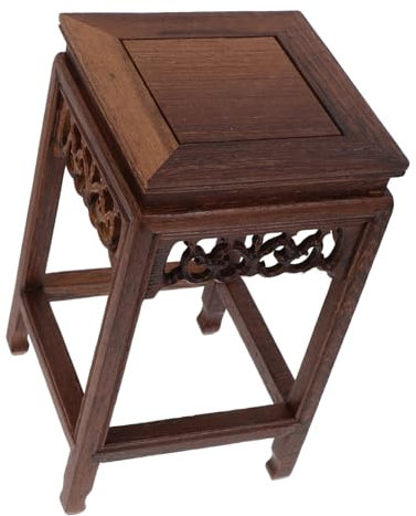 EXQUIMEUBLE Banco De Madera Estante Plantas Riser Sostenedor De Macetas Para Decoración Del Hogar Para Salones y Dormitorios