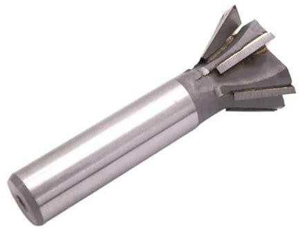 T-Slot Milling Cutter, Dovetail Milling Cutter 45 60 Degrees, Welding Insert Tungsten Carbide CNC Machine Tool(25mmx45)