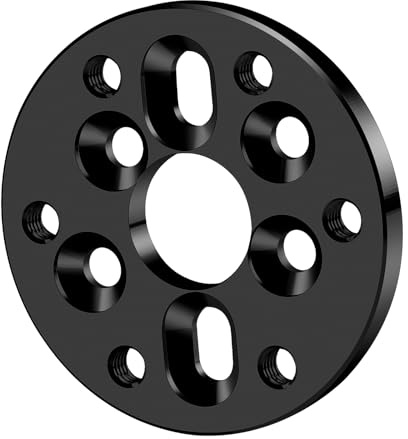 AXspeed 380/28 to 540/3650 Motor Adapter Converter Aluminium Motor Mount Holder for Racing, Drift, Crawler, Off-Road (Black)