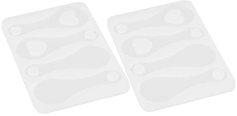 iplusmile 2 pièces Moule Silicone pour Jeton Caddie DIY Résistant et Facile à Utiliser pour Porte-clés et Décoration Artisanale pour Créations et Époxy