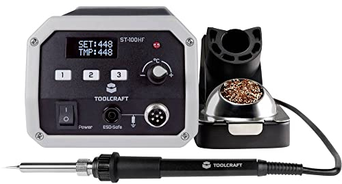 TOOLCRAFT ST-100 HF Hochfrequenz-Lötstation digital 100 W 50-480 °C inkl. Lötspitze