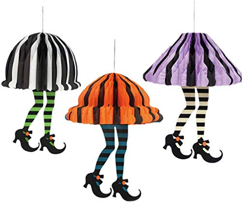Milisten 6st Wabenkugeln Und Laternen Pompons Für Halloween-partys Halloween Hängender Geist Halloween Hängende Wabenbälle Halloween- -ornament Kranz Hexendekor Anhänger Papier