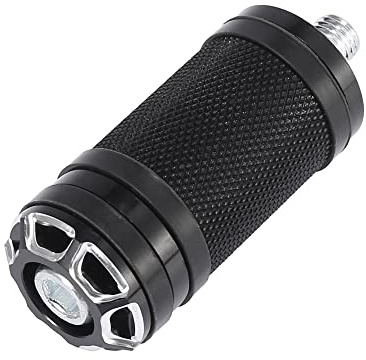 Motoforti Motorrad Fußschalthebel Schaltraste Für Harley Dyna 1pc | CNC-Aluminiumlegierung, Silber/Schwarz, Für Harley Sportster/Softail/Road Glide/Street Glide/Tour Glide/Ultra Classic