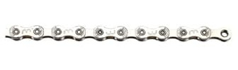 BBB Cycling E-PowerLine 12-Speed Cycling Chain Fahrradkette mit SmartLink QuickLink Inklusive Fahrradkette für 12-Fach-Kettenfahrräder 136 Links Silber Vernickelung BCH-12E