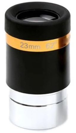 Teleskop-Zubehör-Set Okular 1,25 62 Grad Ultraweitwinkel 4mm 10mm 23mm for Astronomisches Teleskop Monokulares Okular OSL-231 Teleskop-Kamera (Color : 23mm)