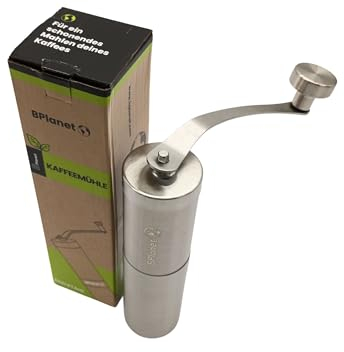 BPlanet Molinillo de café manual con mecanismo cónico | Molinillo de café manual – Molinillo de café de acero inoxidable