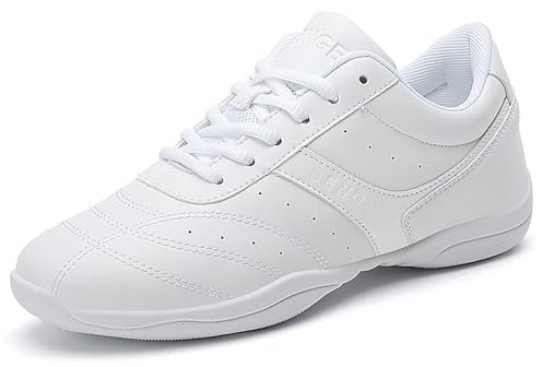 Viaoragiosa Damen Cheerleading Tanzschuhe,Cheerleading Schuhe mädchen,Leichte Cheerleading Schuhe,Cheerleader Sportschuhe,Weich und atmungsaktiv,für Tanzen,Fitness,Tanzen,Einkaufen,Outdoor-Reisen