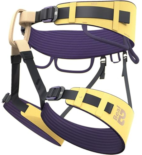 Beal Unisex Neo Klettergurt, Yellow, 76-107cm