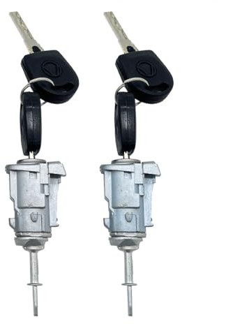 HZTWFC 2Stück Türschloss Zylinderschlüssel Modifikationszubehör 604837167 604837168 Für VW Golf 4 Iv Mk4 Bora Für A6 Für Skoda Fabia Polo 1997-2009
