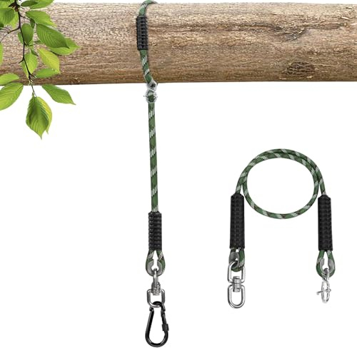 Dakzhou Schaukel Befestigung Seil, Verstellbare Hängematte Hängesessel Schaukel Aufhängung Befestigung für Outdoor-Spielplatz Hängesesse Kletter Yoga, Tragfähigkeit 450kg (1 Stück, 2,2m)