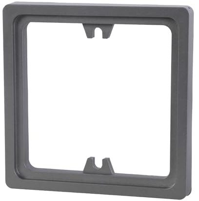 Pack of 2 Black Sturdy Light Switches Covers Adhesive Surround for Elegant Household Wall Decoration Light Switches Frame