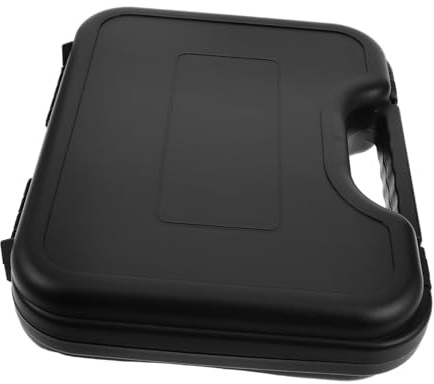 DECORNIJIA Custodia Rigida per Microfono con Capacità Grande, Protezione Antiurto e Interno Regolabile in Plastica e Spugna, per Viaggio e Registrazione