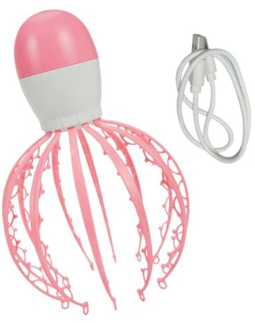 FOMIYES Handlicher Ergonomischer Octopus-kopf-massager Usb Mini Kopfhautmassagegerät Muskelentspannung Praktischer Nervenstimulation Entspannt Unterwegs Und Zuhause
