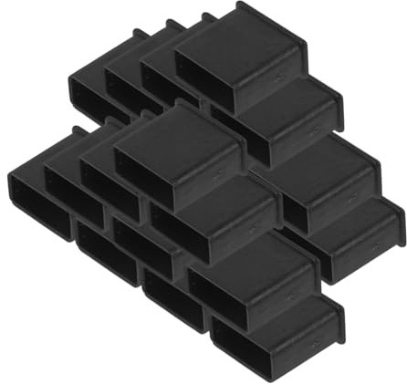 TOYZFRIENDY 20pcs Usb Plug Covers and Dust Caps Protective Covers for Usb Drive Ports, Black Hard Pe Material Dust Plug Set Suitable for Flash Drives and Charging Ports