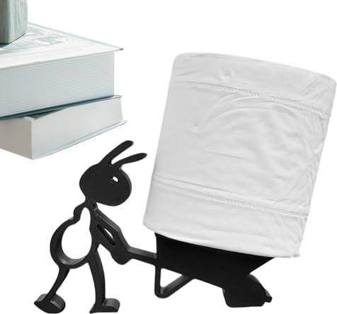 Mimoqk Porte-Rouleau de Papier Toilette | Décor Forme Fourmi Mignon Mat,Porte-Papier Toilette pour Salle de Bain - pour Salle de Bain Cuisine Maison d'Hôtes Armoire Camping-Car