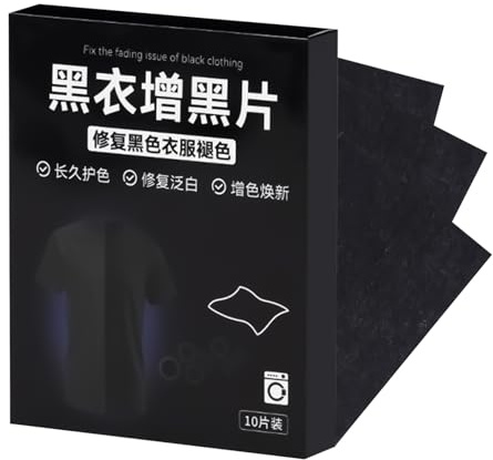 Tinte negro para ropa, 10 piezas, oscurecimiento intensivo multiusos