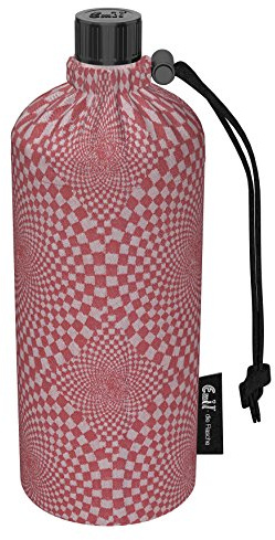 Emil Trinkflasche aus Glas für Mädchen & Jungen isolierte Glasflasche für Schule, Freizeit, Sport: Kinder & Eltern BIO Napoli 0,4l